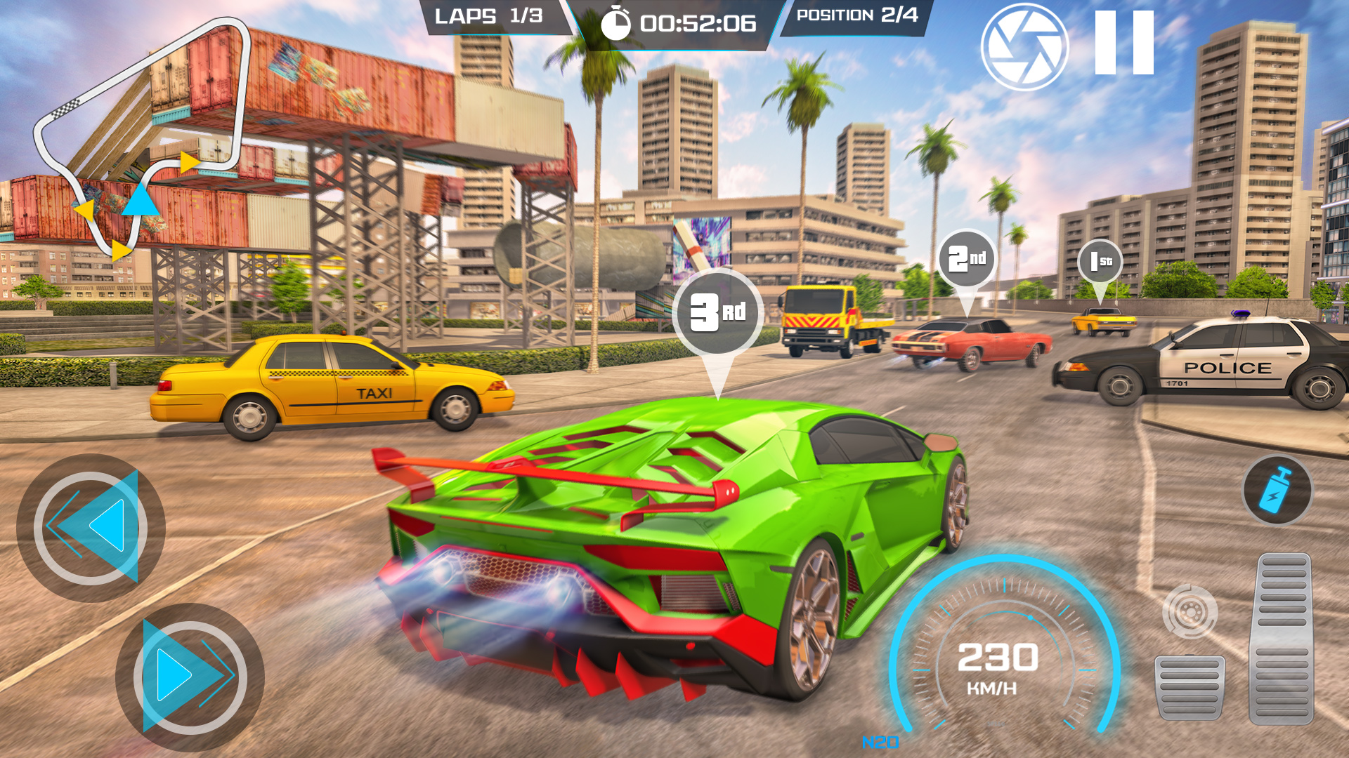 اسکرین شات 6 بازی Extreme Car Driving-Car Racing
