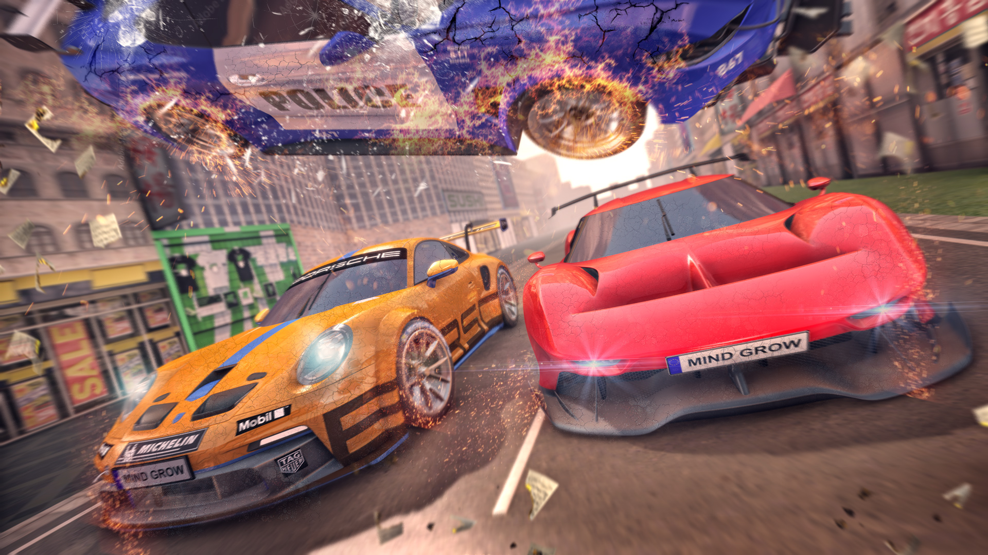 اسکرین شات 1 بازی Extreme Car Driving-Car Racing