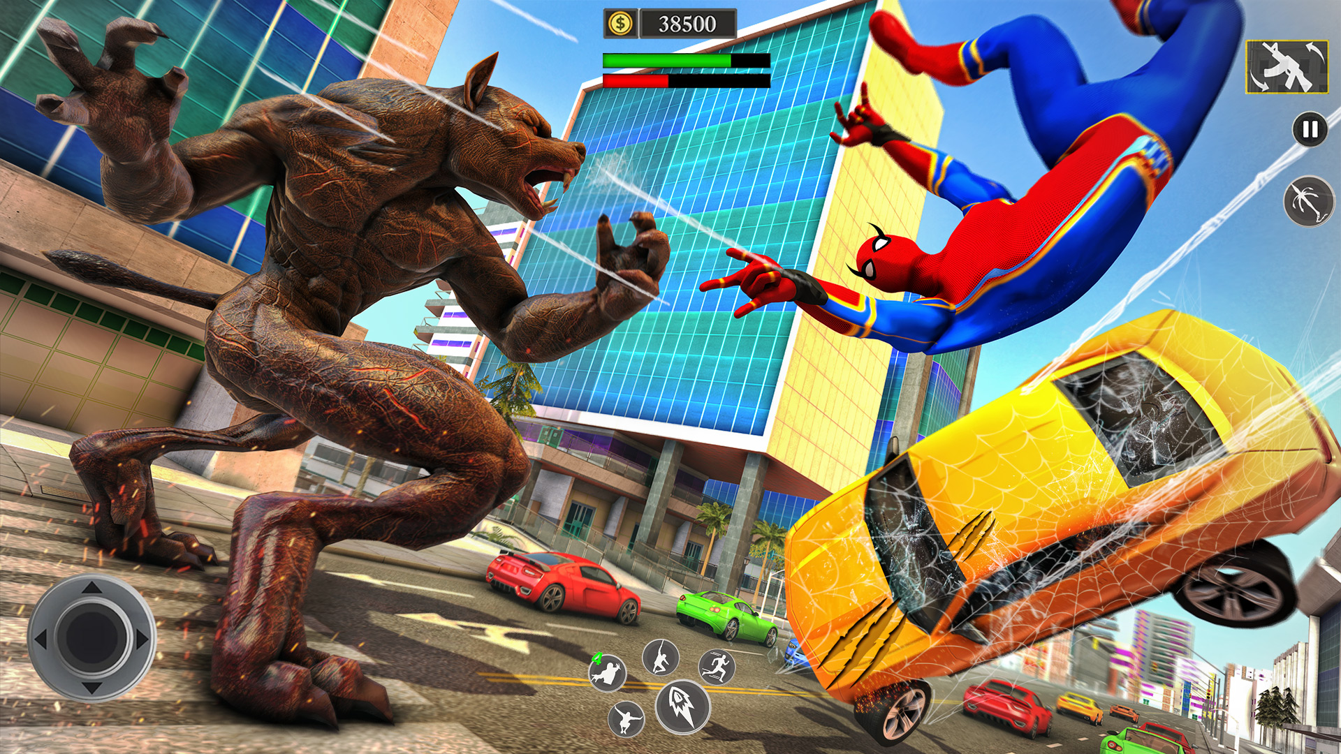 اسکرین شات 5 بازی Spider Game: Spider Rope Hero