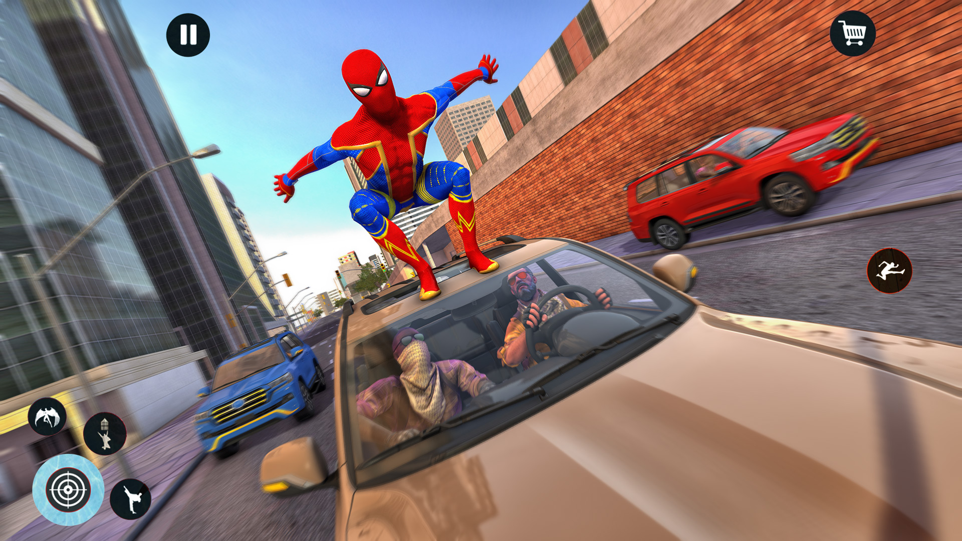 اسکرین شات 4 بازی Spider Game: Spider Rope Hero