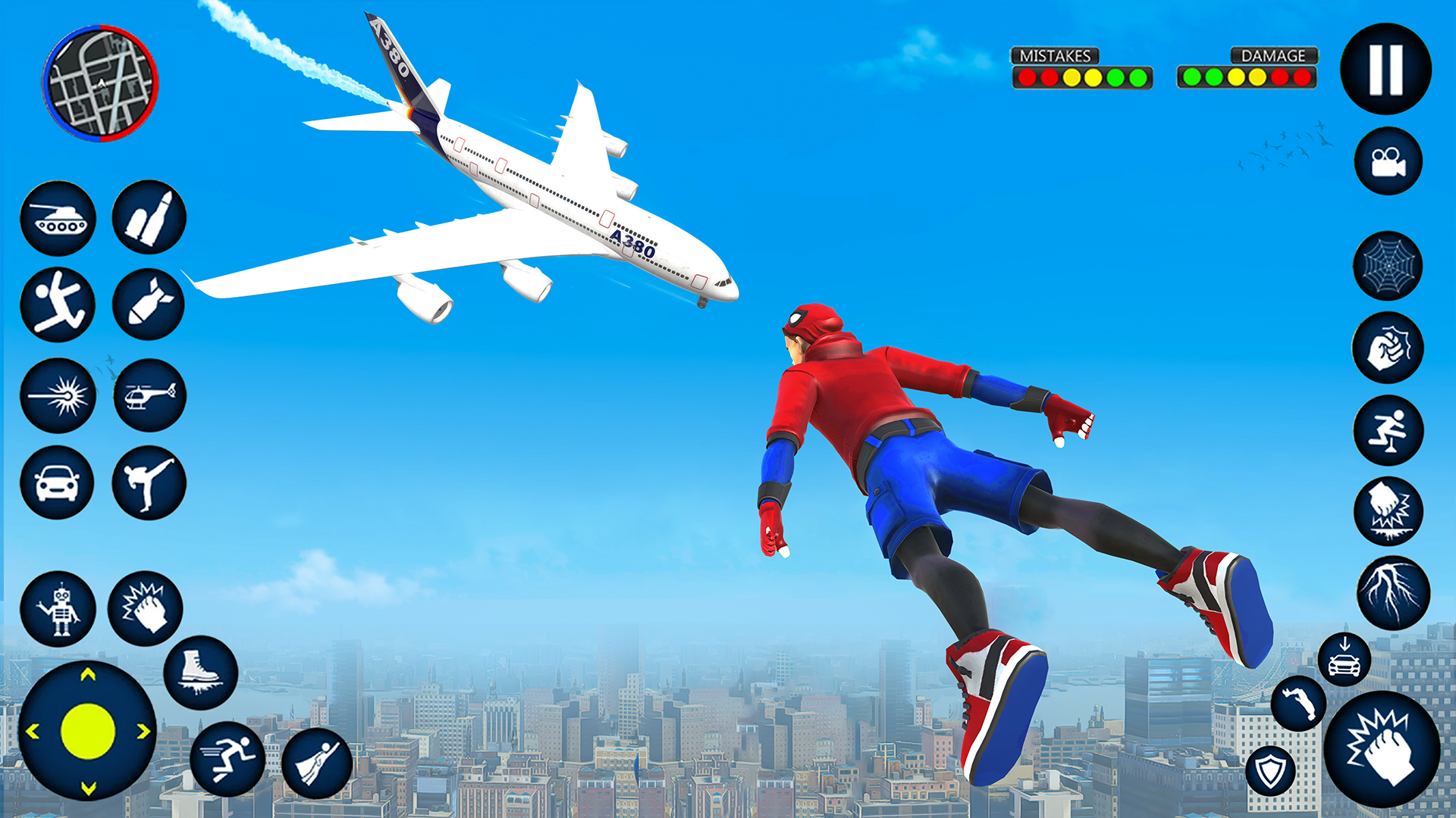اسکرین شات 3 برنامه Flying Robot Hero Rescue Game
