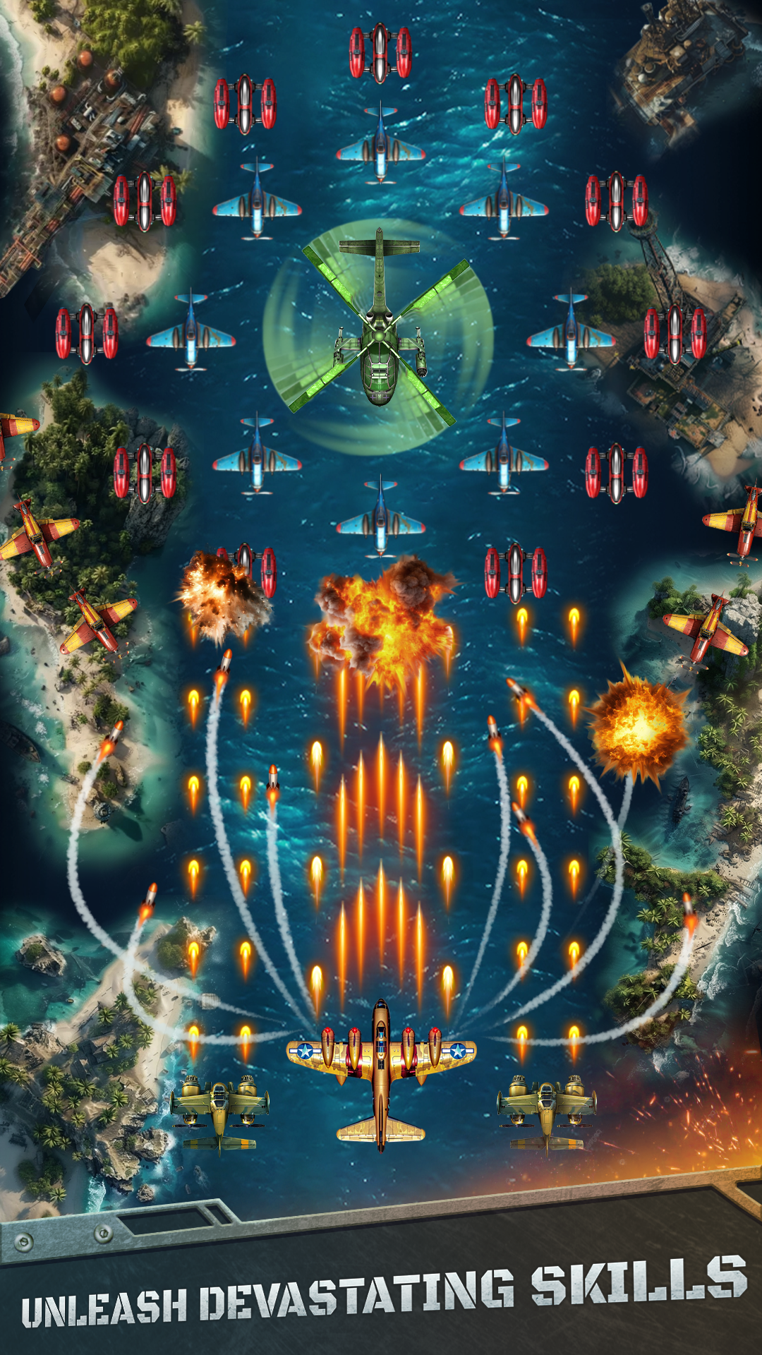 اسکرین شات 3 بازی 1945 WarGuard: Sky Shooter