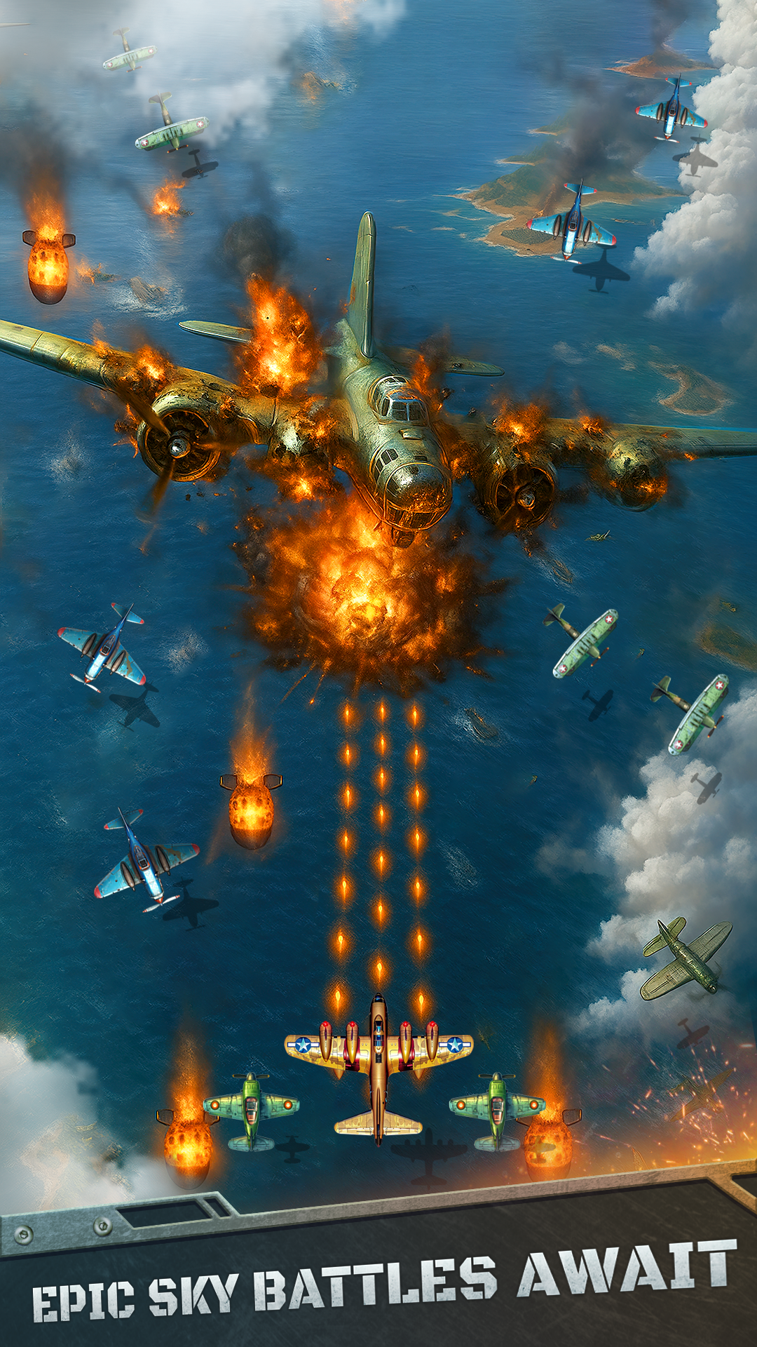 اسکرین شات 4 بازی 1945 WarGuard: Sky Shooter