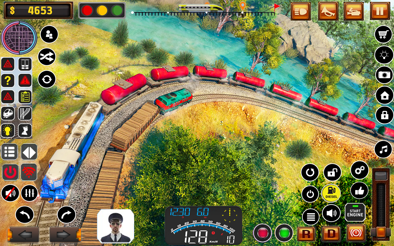اسکرین شات 3 برنامه City Train Driving Sim