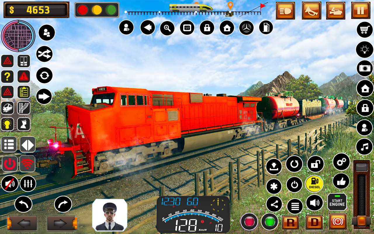 اسکرین شات 4 برنامه City Train Driving Sim