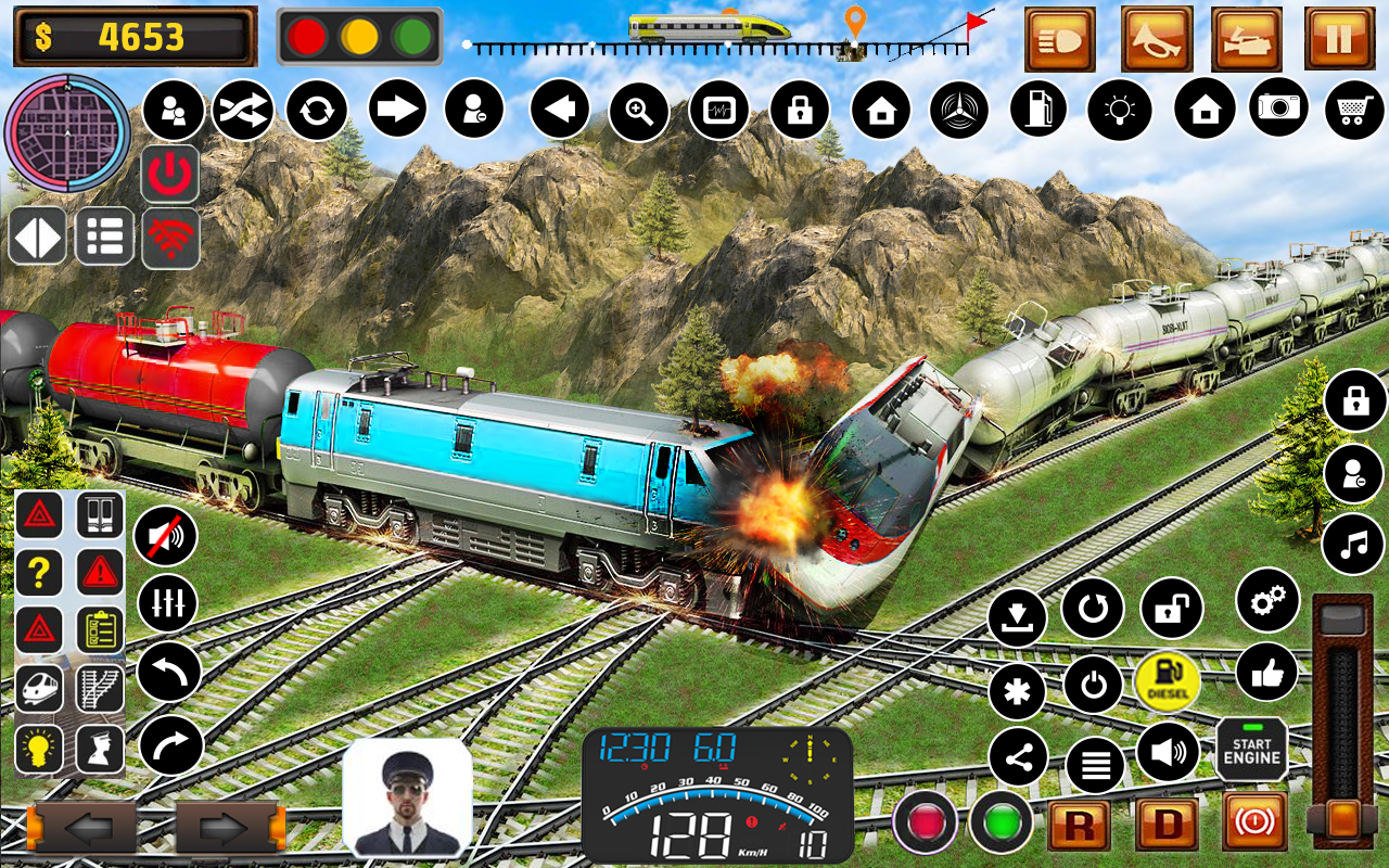 اسکرین شات 5 برنامه City Train Driving Sim