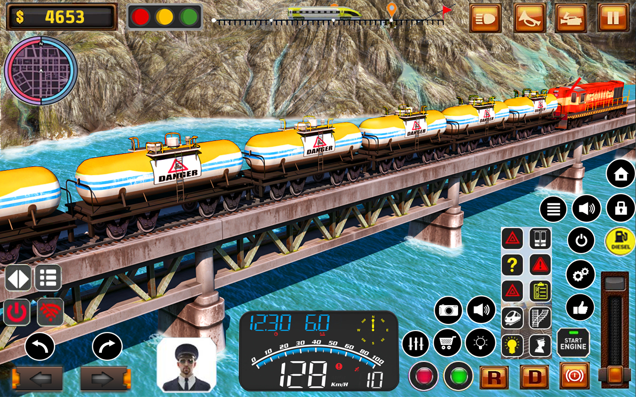 اسکرین شات 1 برنامه City Train Driving Sim