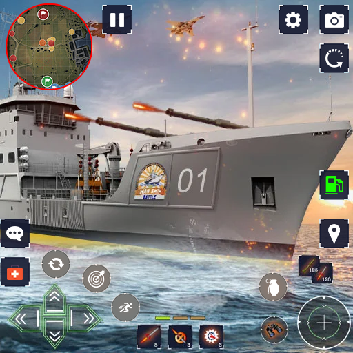 اسکرین شات 1 بازی Modern Battleship Warship Navy
