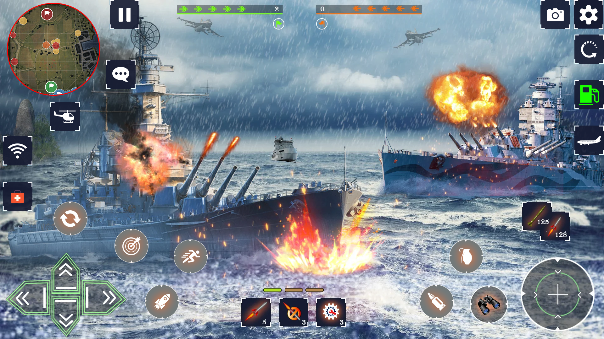 اسکرین شات 3 بازی Modern Battleship Warship Navy