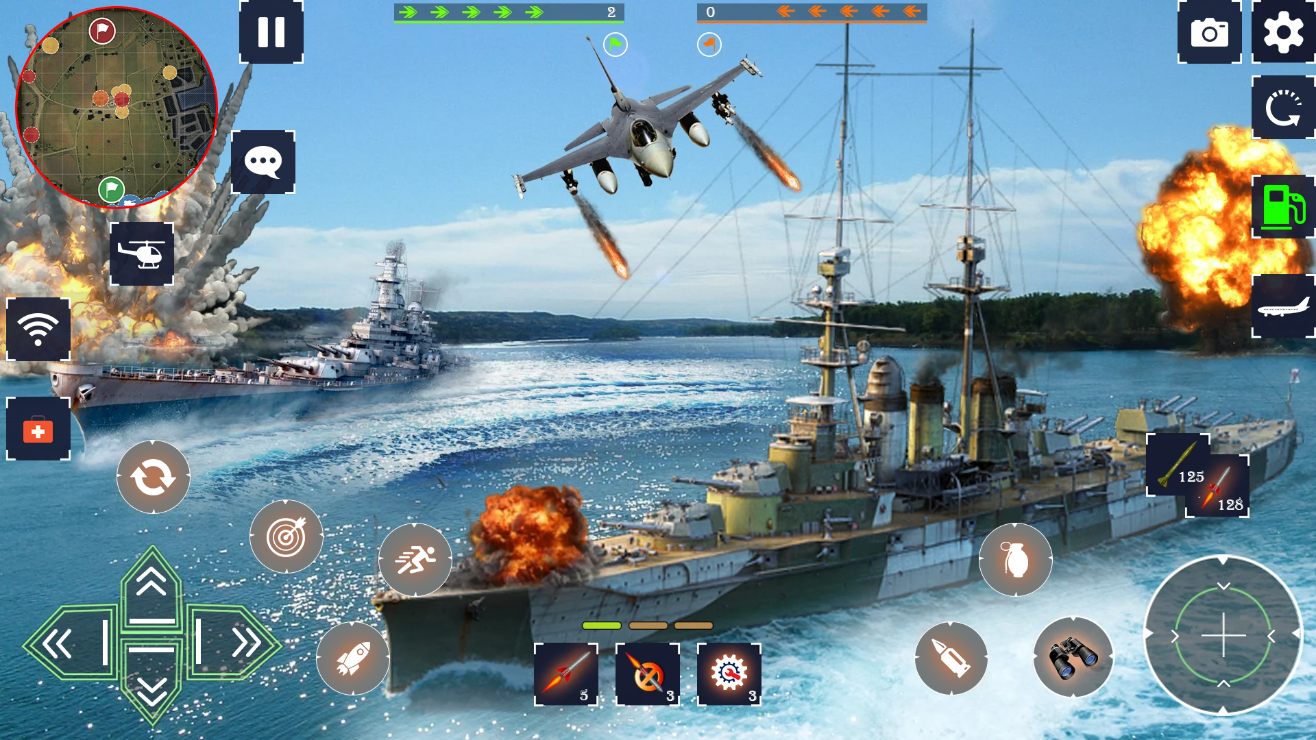 اسکرین شات 2 بازی Modern Battleship Warship Navy