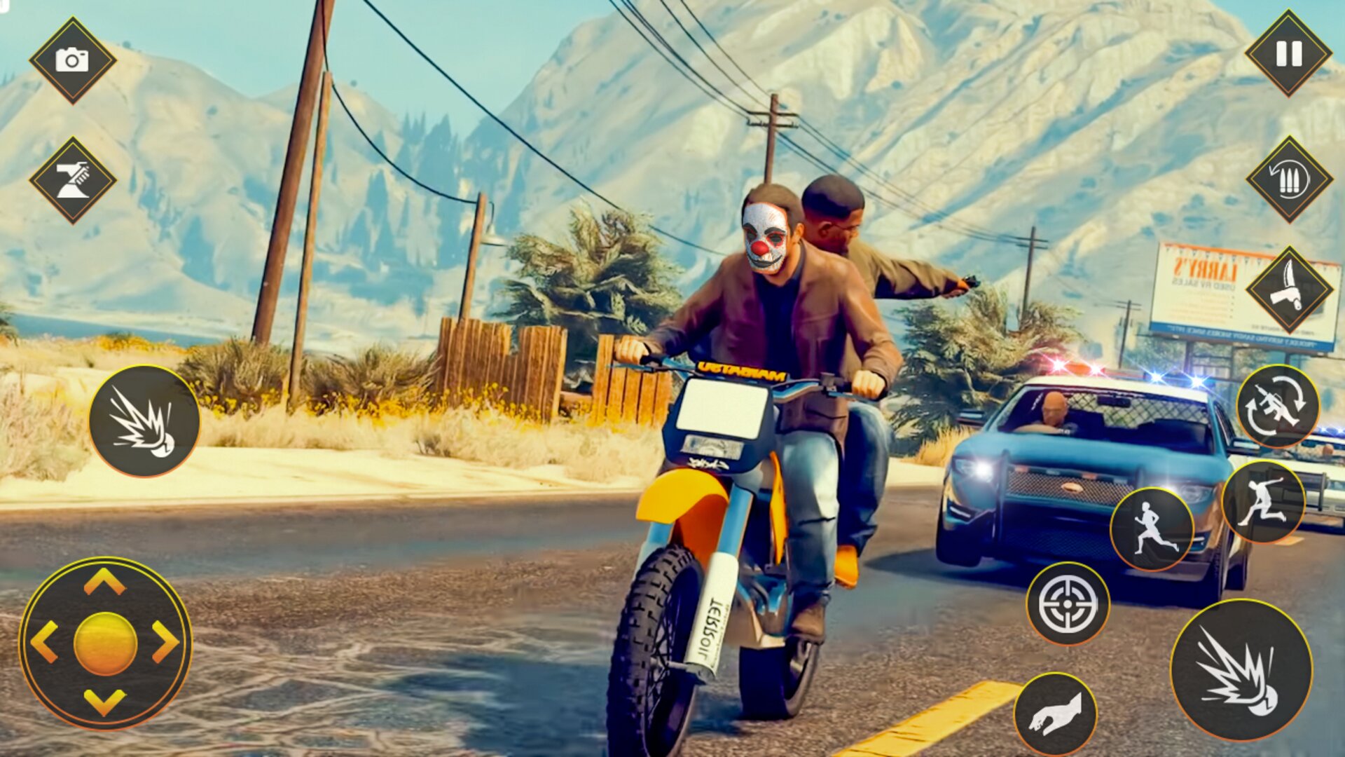 اسکرین شات 2 بازی Gangster Theft Crime games