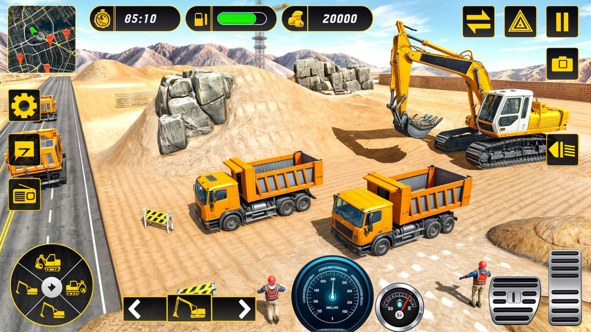 اسکرین شات 4 بازی Sand Excavator Simulator 3D