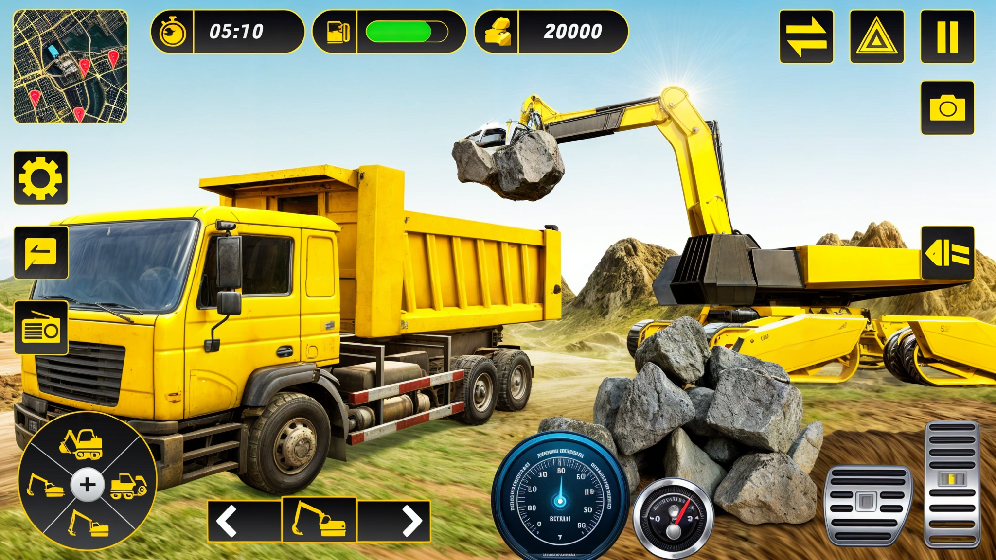اسکرین شات 2 بازی Sand Excavator Simulator 3D
