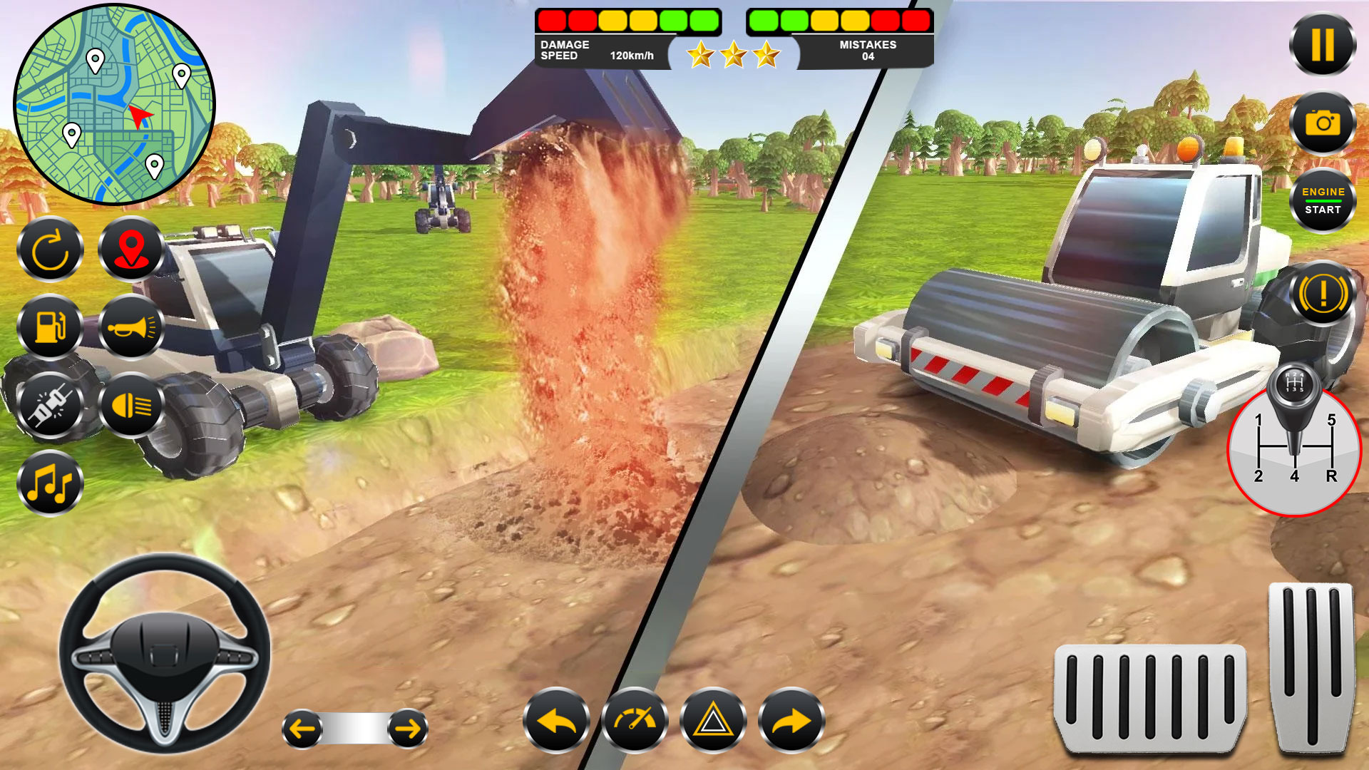 اسکرین شات 1 برنامه Road Construction Excavator 3D