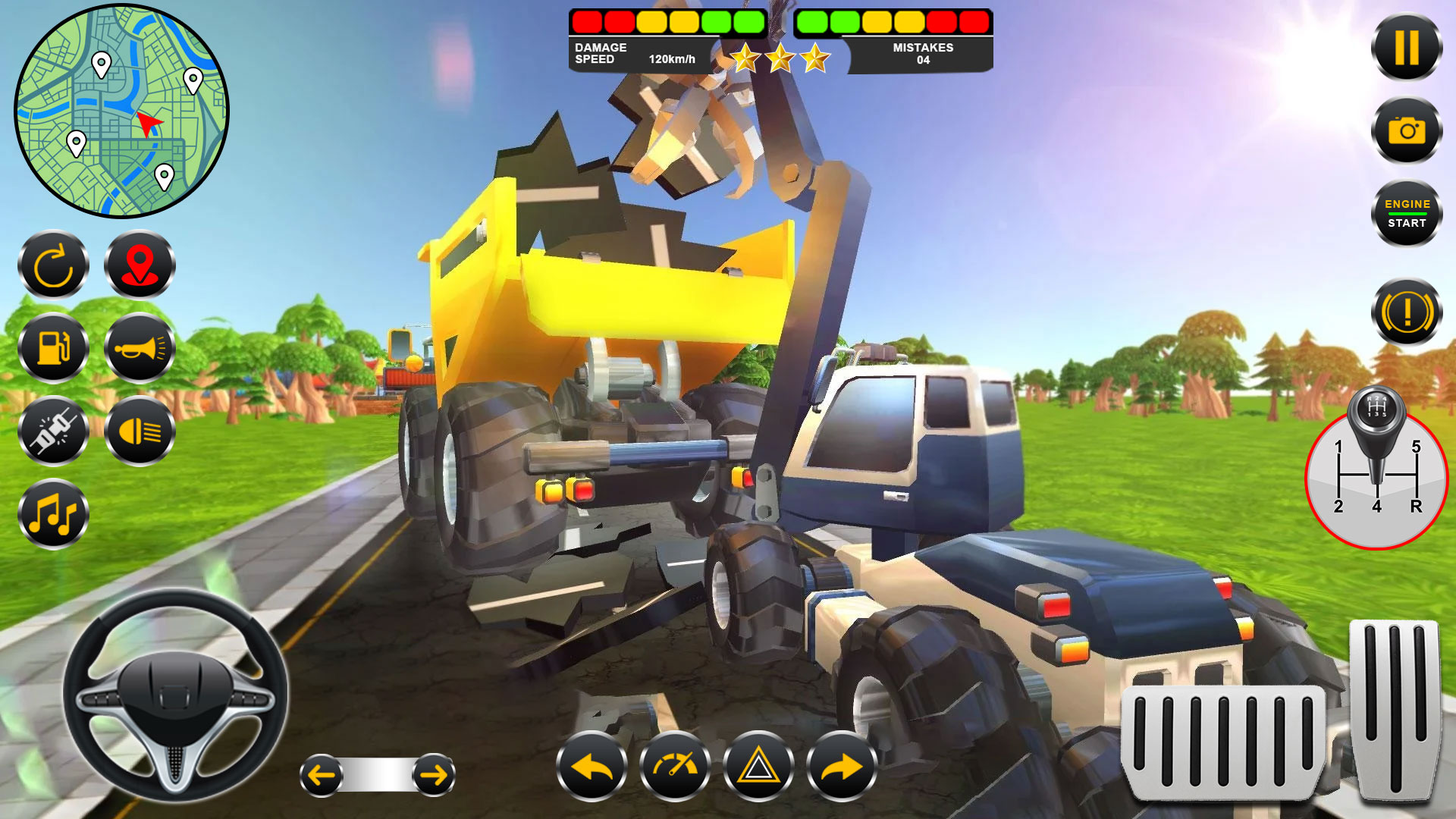 اسکرین شات 6 برنامه Road Construction Excavator 3D