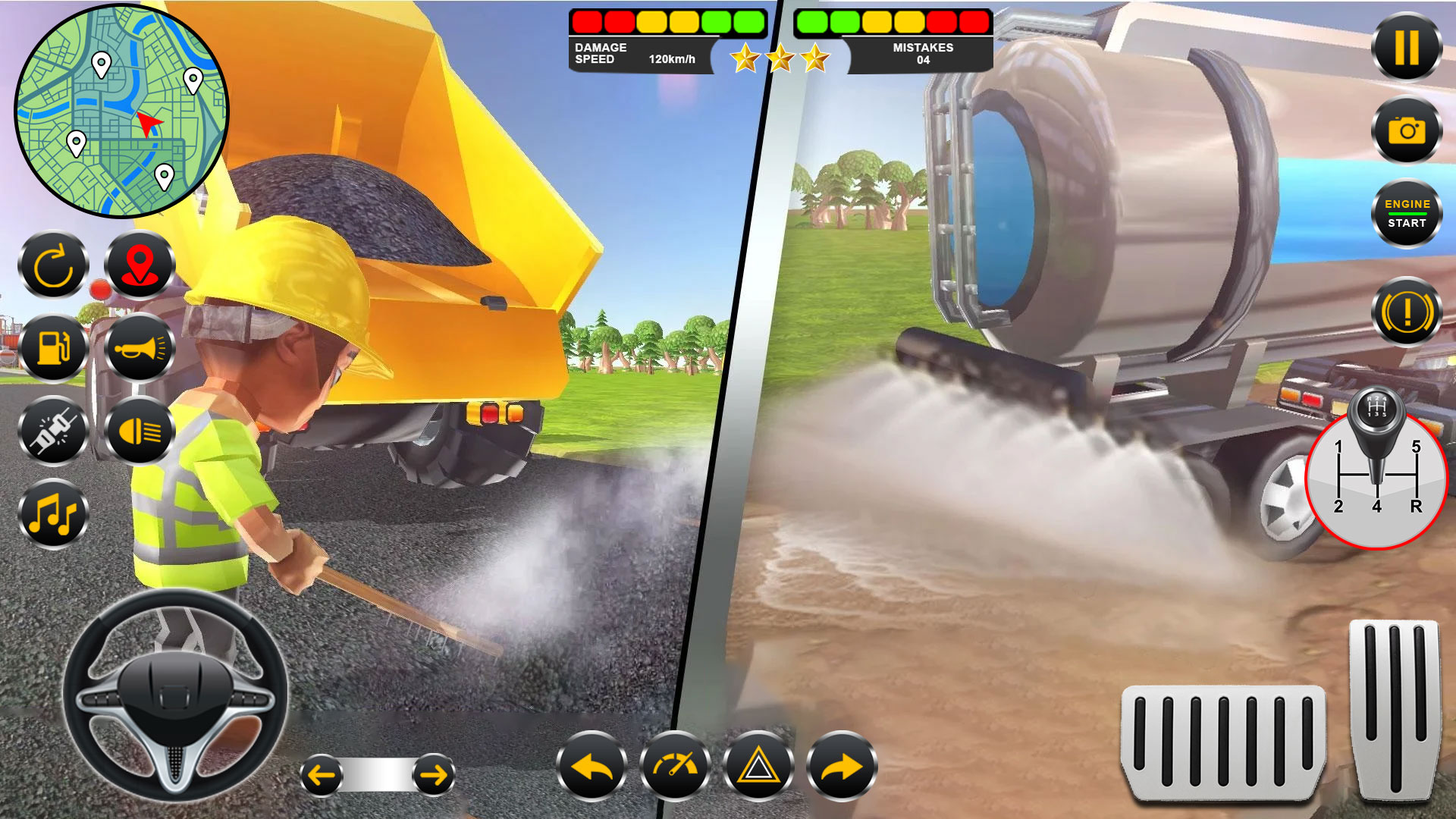 اسکرین شات 5 برنامه Road Construction Excavator 3D