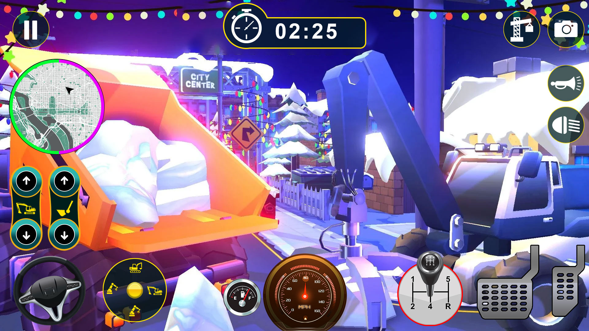 اسکرین شات 1 برنامه Snow Excavator Truck Simulator