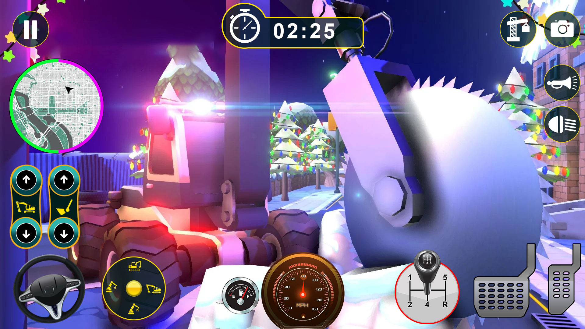 اسکرین شات 3 برنامه Snow Excavator Truck Simulator