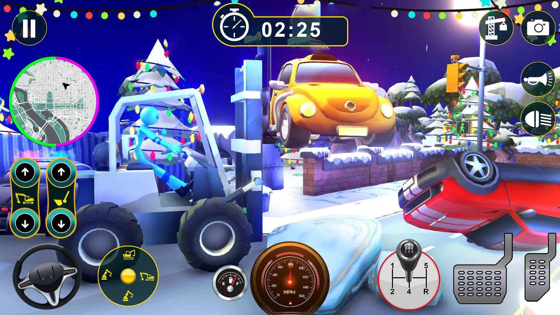 اسکرین شات 2 برنامه Snow Excavator Truck Simulator