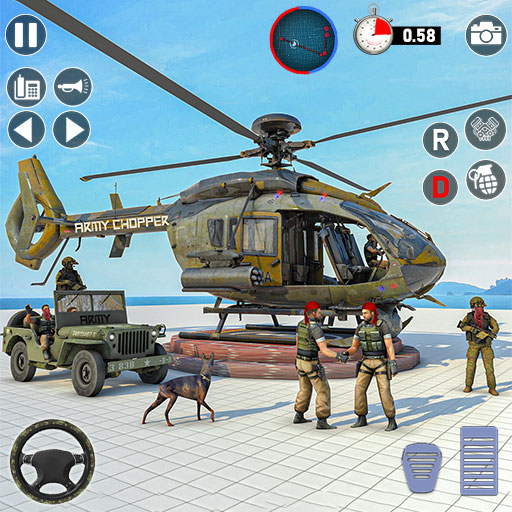 اسکرین شات 1 بازی Army Passenger Jeep Driving 3D