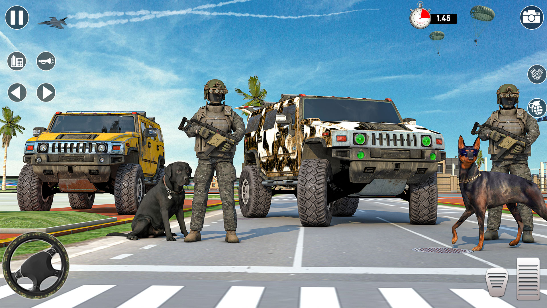 اسکرین شات 6 بازی Army Passenger Jeep Driving 3D