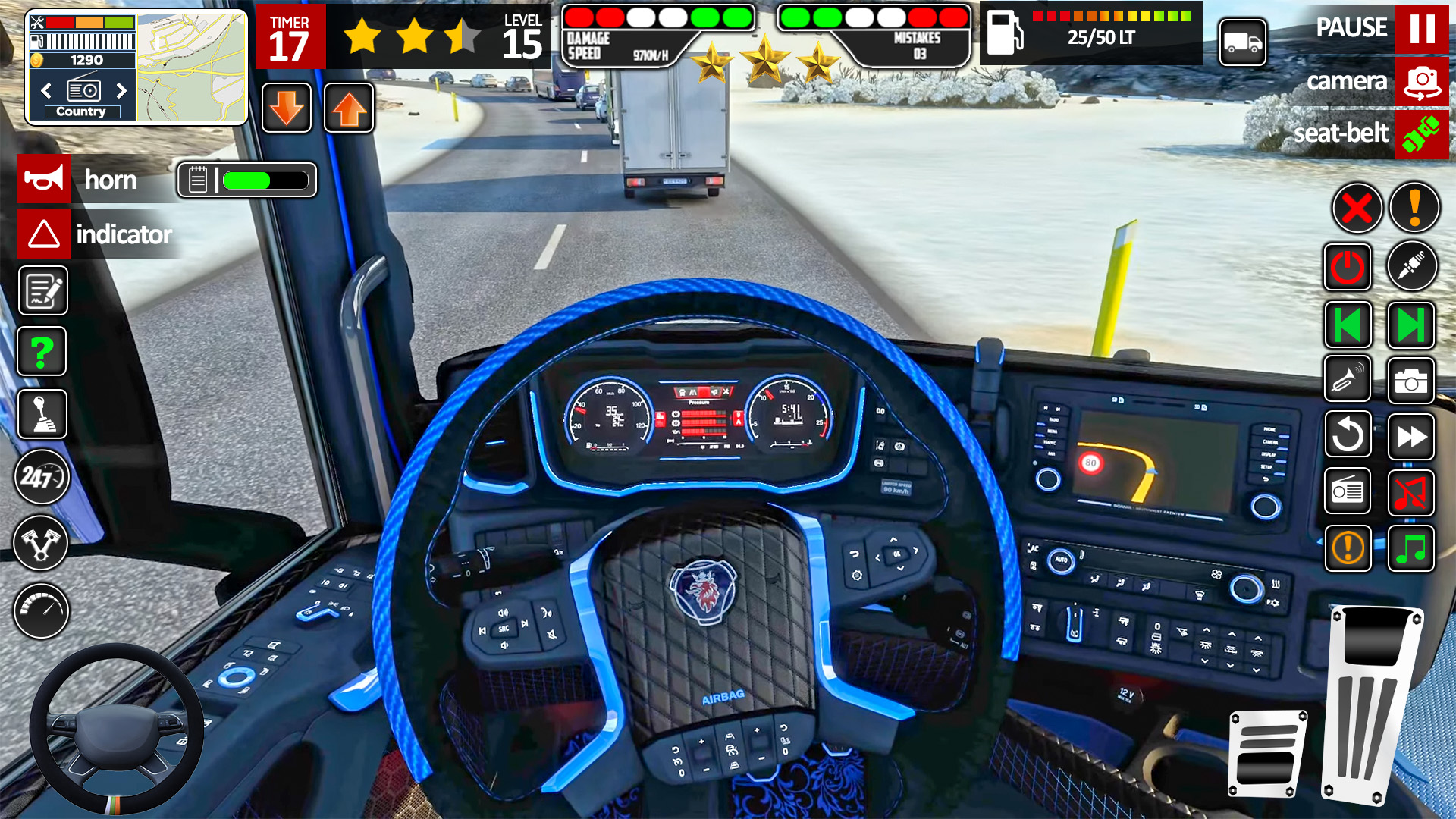 اسکرین شات 3 بازی Real Truck Driving Truck Game
