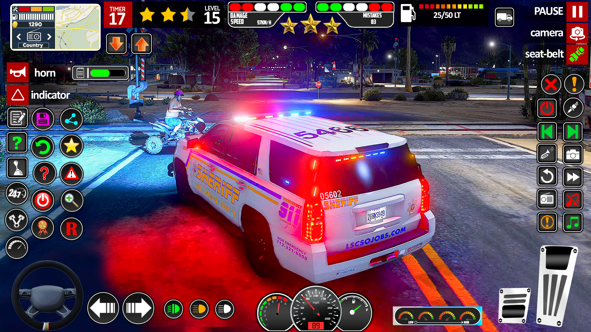 اسکرین شات 3 بازی City Police Cop Car Chase Game
