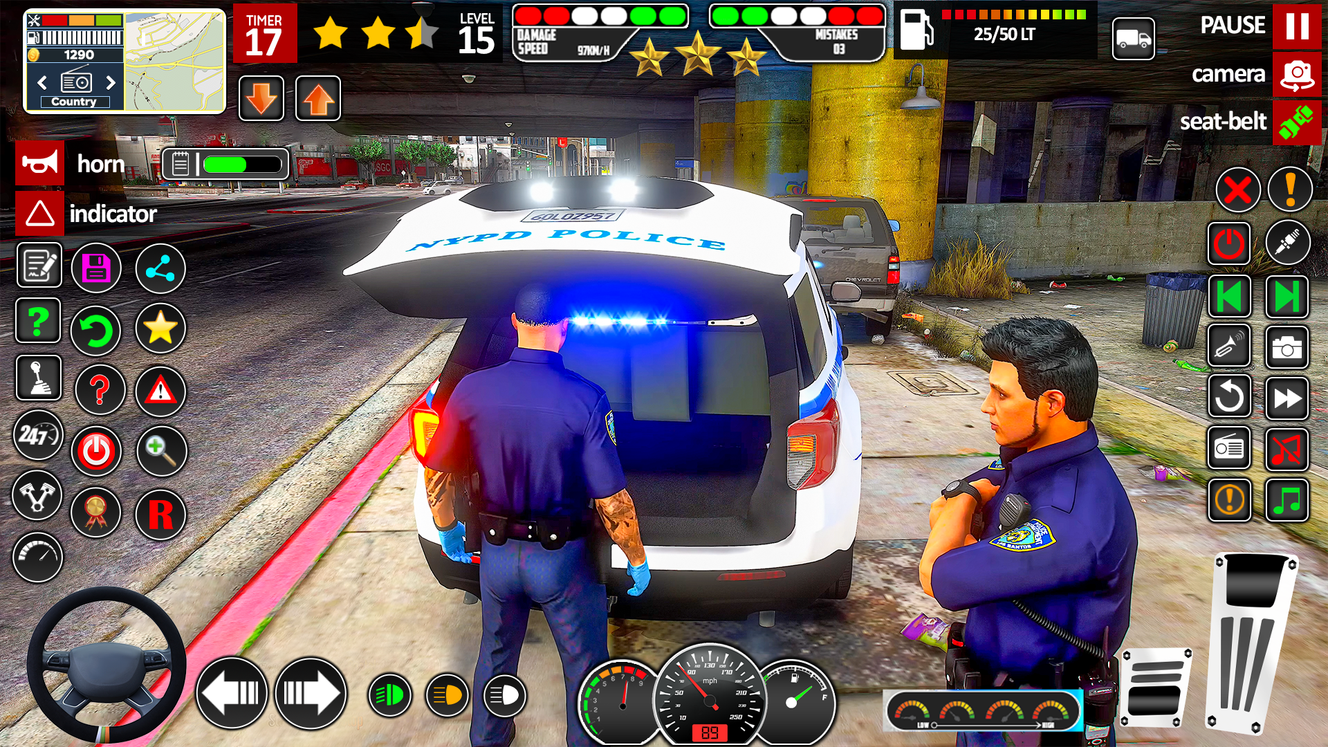 اسکرین شات 2 بازی City Police Cop Car Chase Game