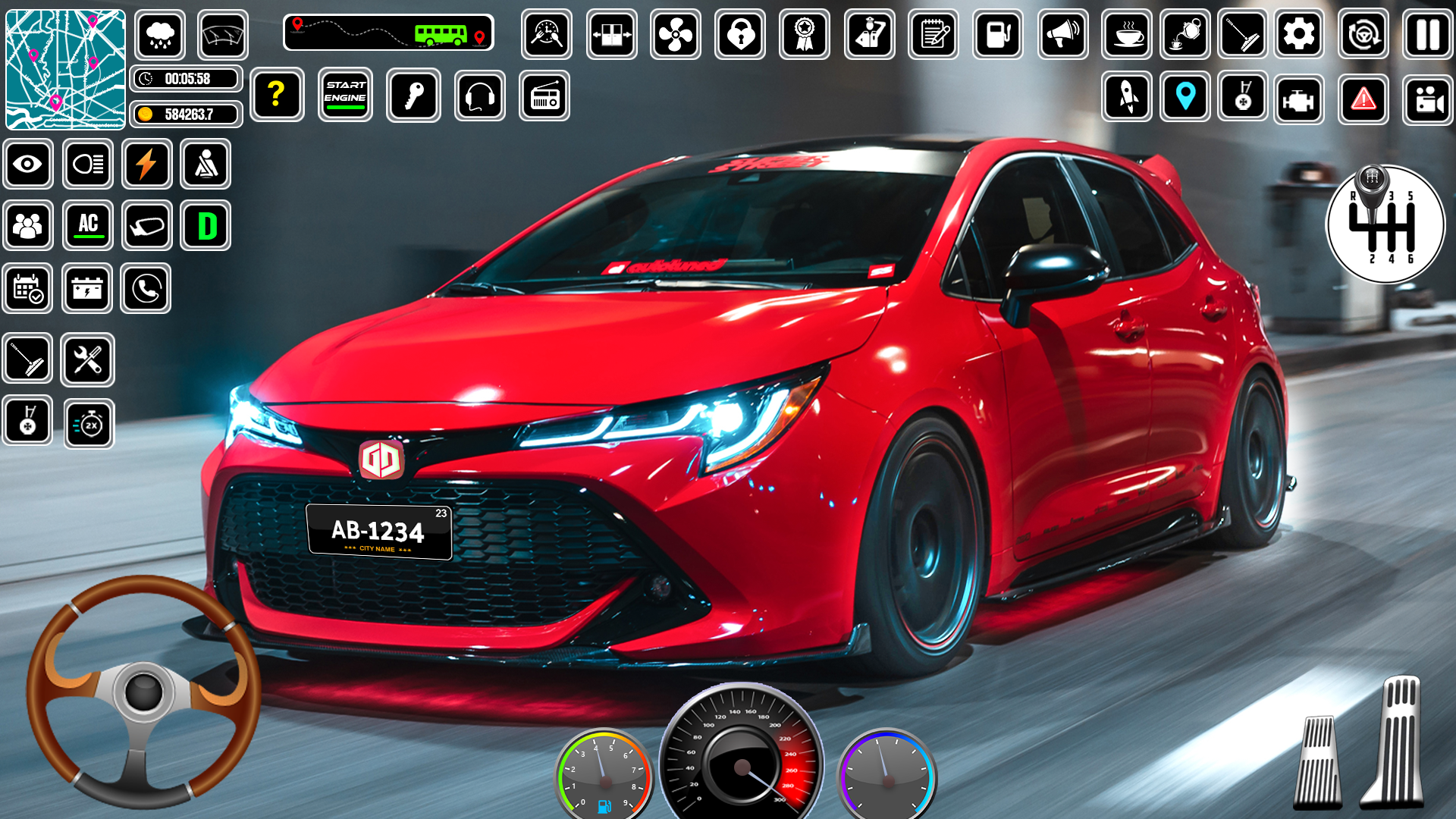 اسکرین شات 2 بازی Car Racing: Car Driving Games