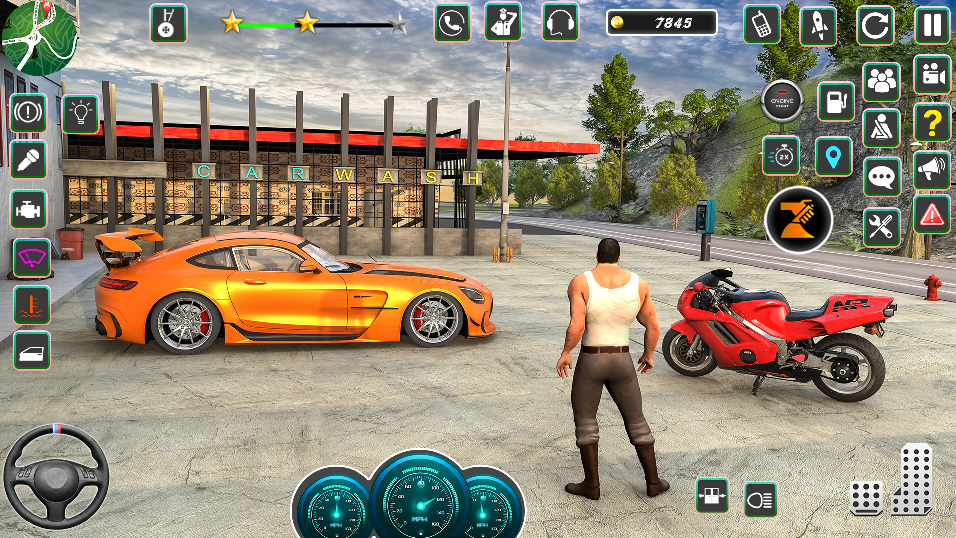 اسکرین شات 3 بازی Car Racing: Car Driving Games