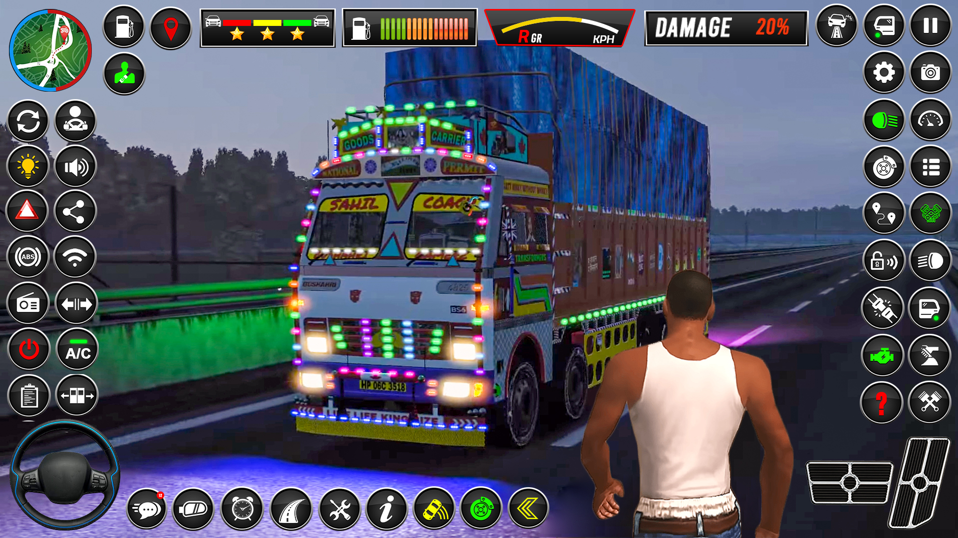 اسکرین شات 7 بازی Indian Truck Game Truck Sim