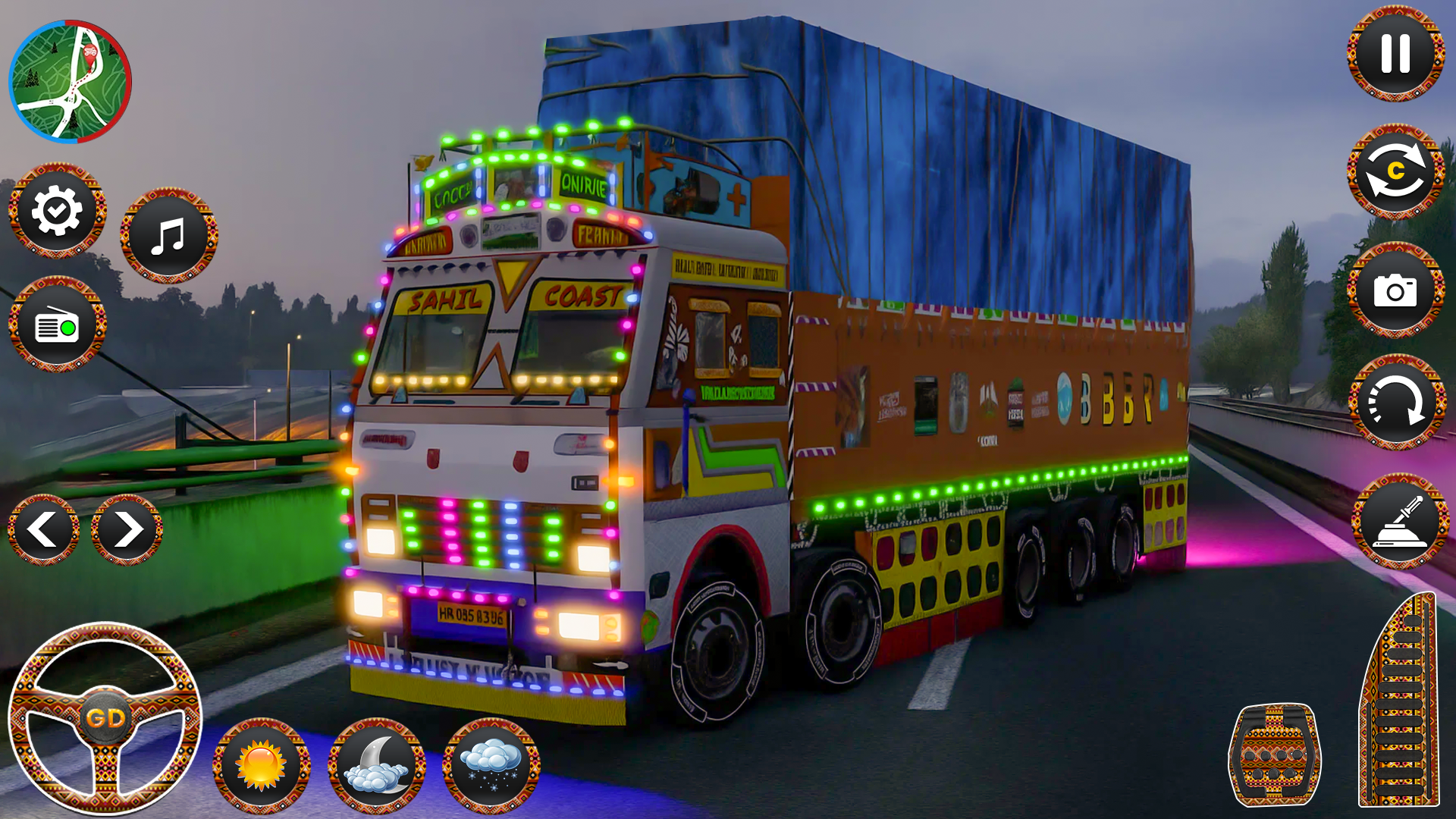 اسکرین شات 3 بازی Indian Truck Game Truck Sim