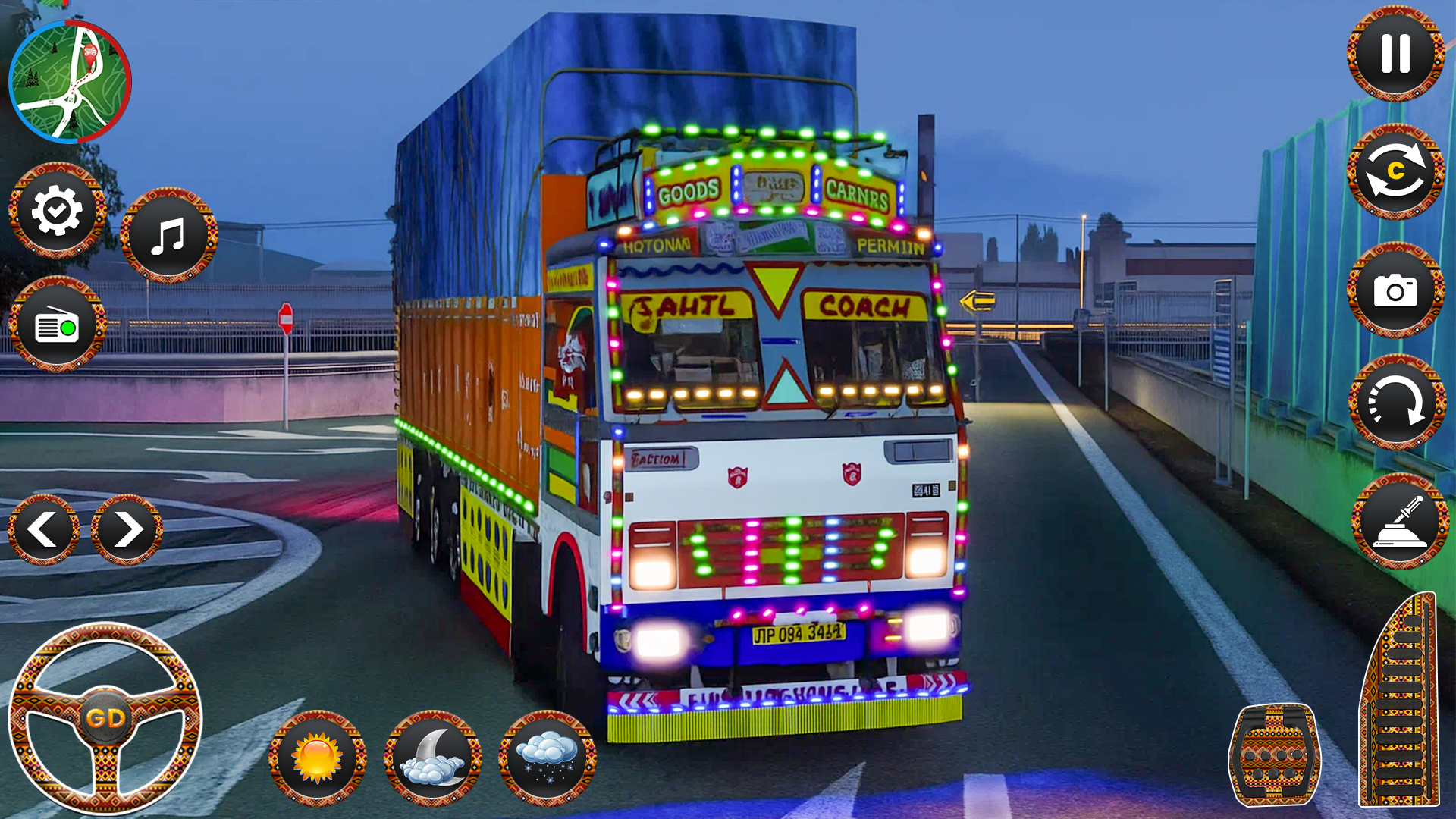 اسکرین شات 5 بازی Indian Truck Game Truck Sim