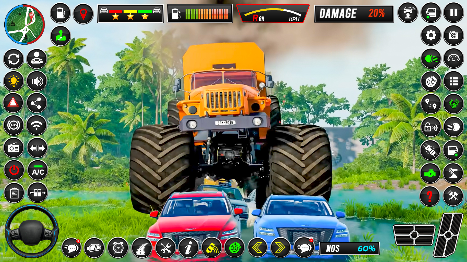 اسکرین شات 1 بازی Monster Truck Stunts Racing 3D