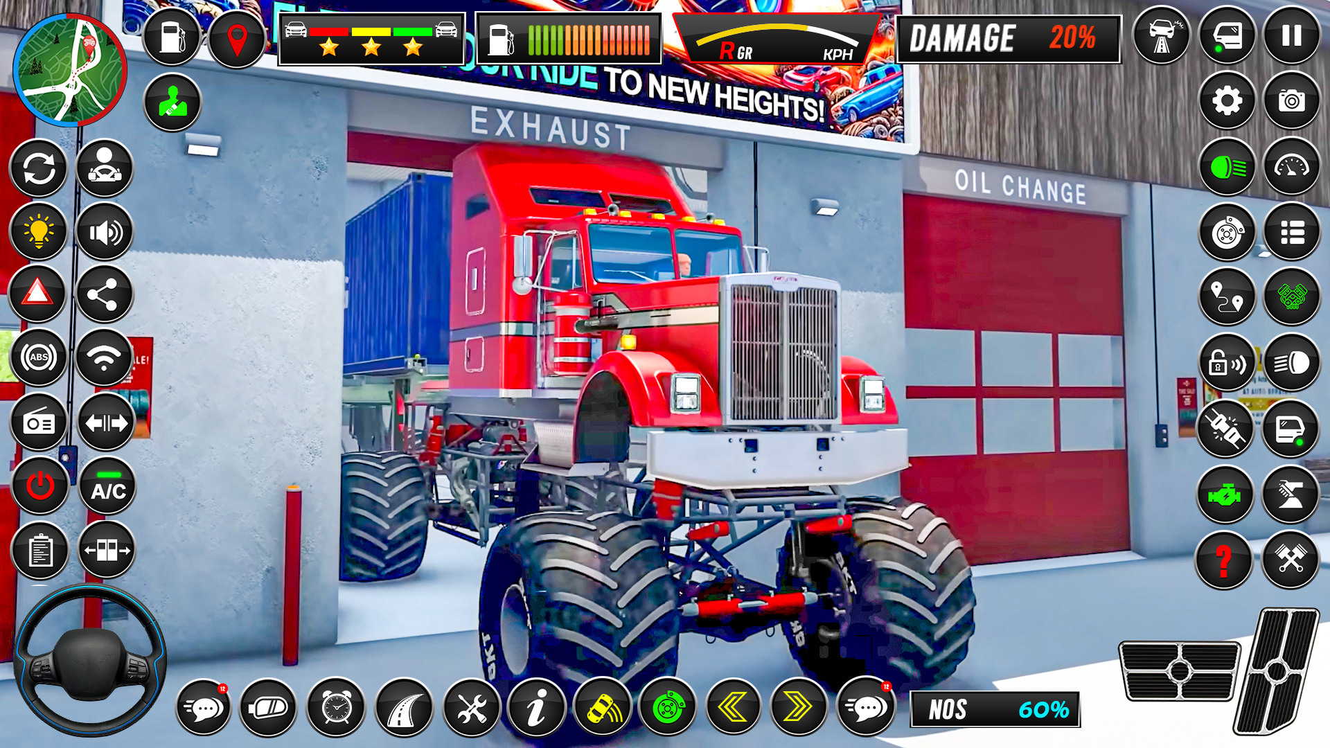 اسکرین شات 4 بازی Monster Truck Stunts Racing 3D