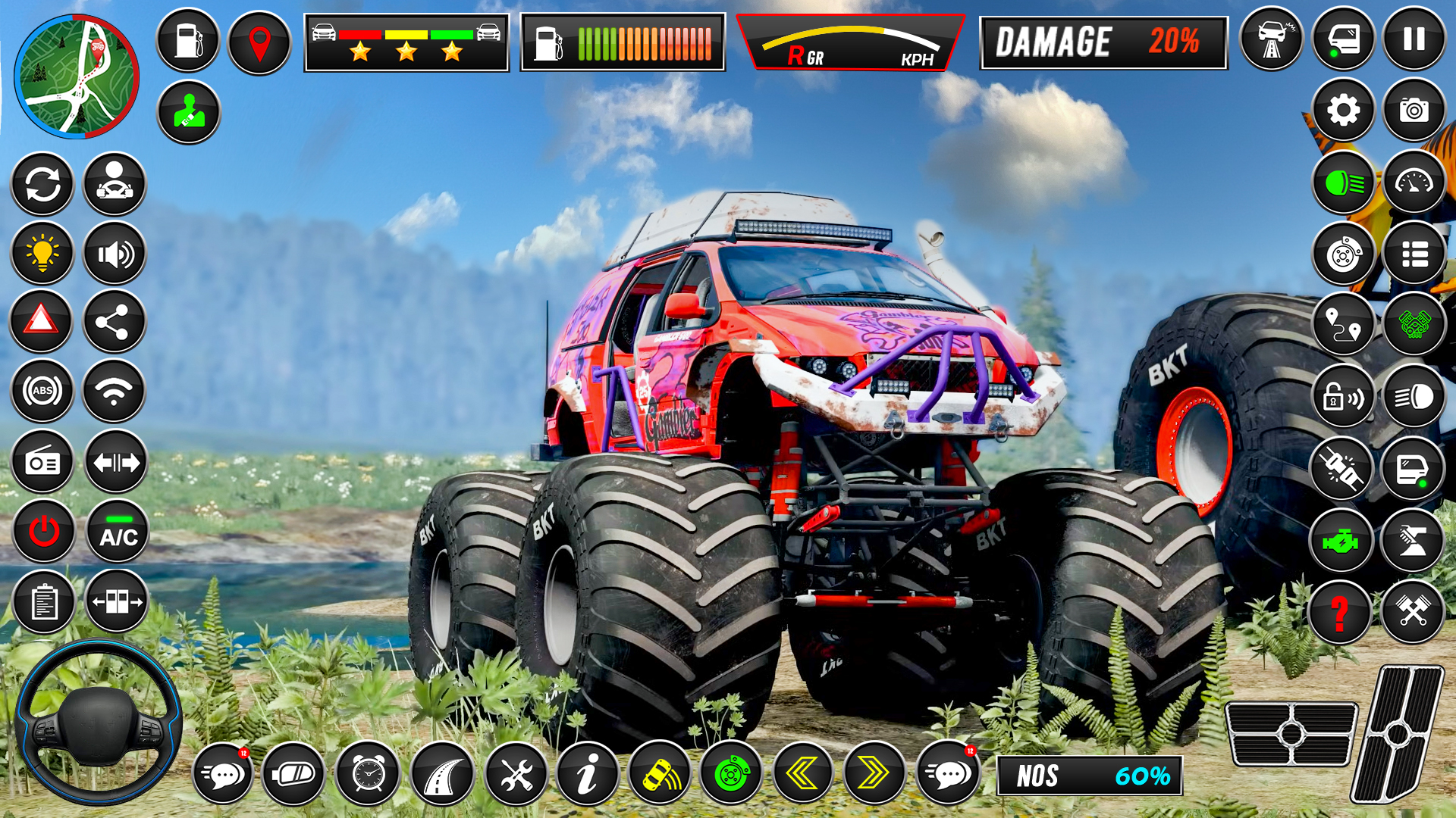 اسکرین شات 7 بازی Monster Truck Stunts Racing 3D