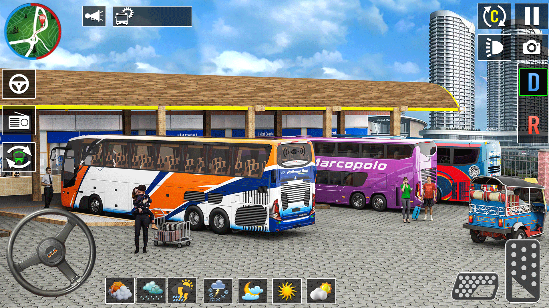 اسکرین شات 4 بازی US Bus Simulator Driving Game