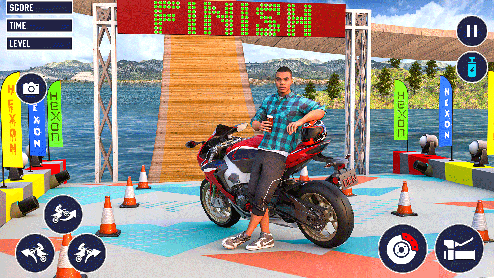 اسکرین شات 4 بازی Bike Stunt: Bike Racing Games
