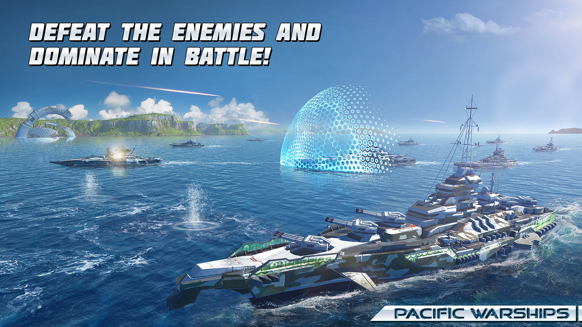 اسکرین شات 5 بازی Pacific Warships: Naval PvP