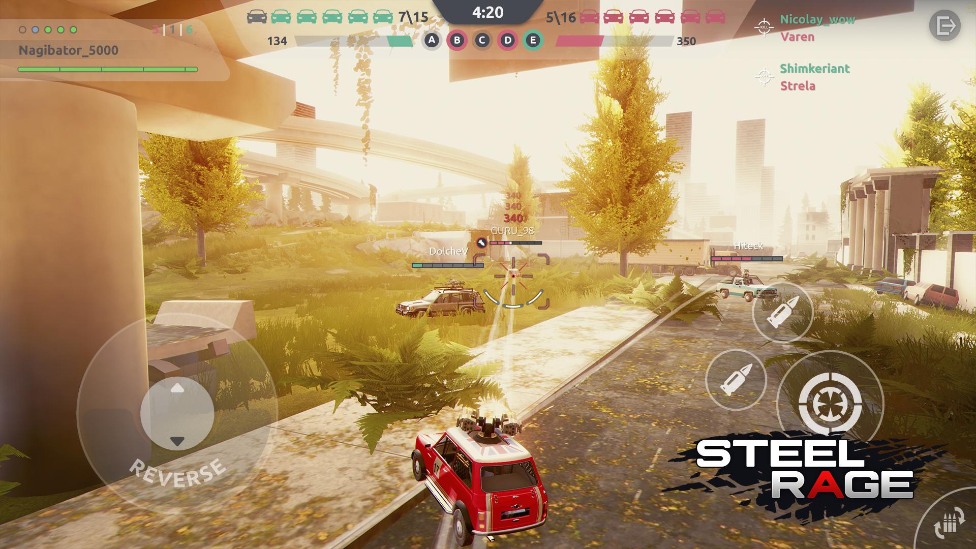 اسکرین شات 6 بازی Steel Rage: Mech Cars PvP War