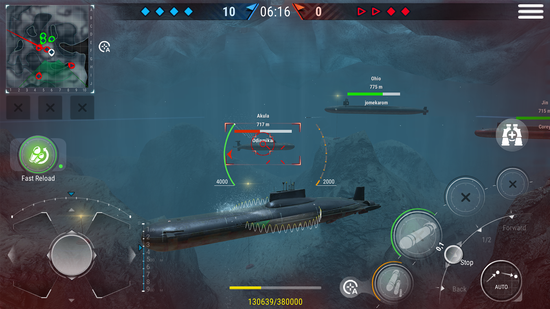 اسکرین شات 3 بازی WORLD of SUBMARINES: Navy PvP