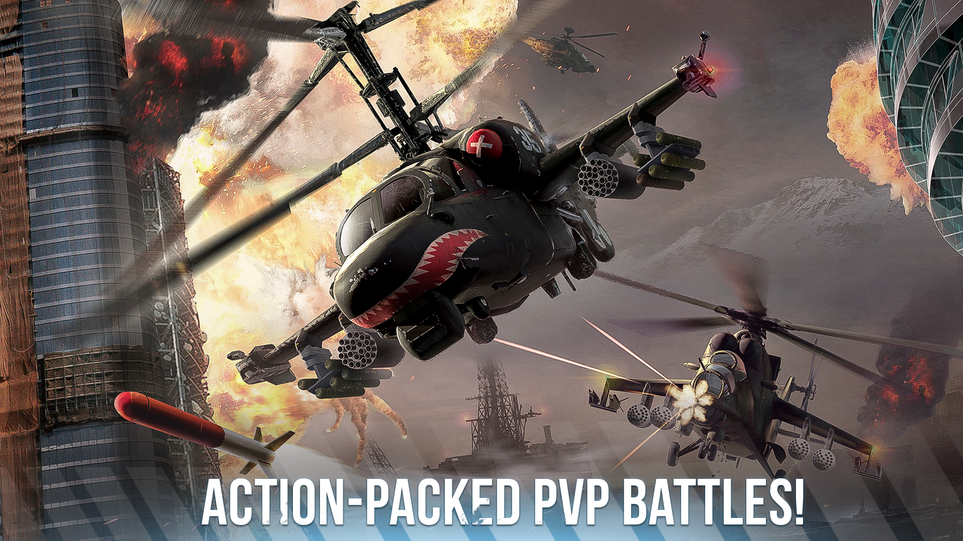 اسکرین شات 1 بازی Modern War Choppers: Shooter