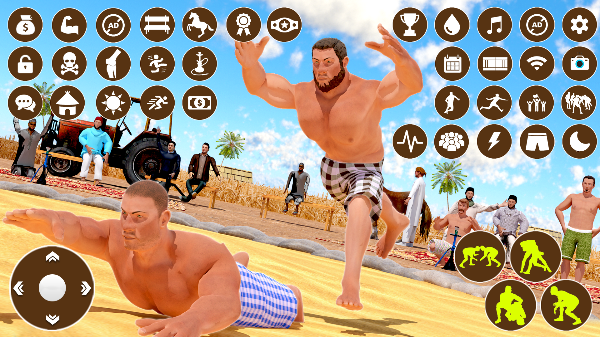 اسکرین شات 1 بازی Kabaddi Game: Pro Wrestling 3D
