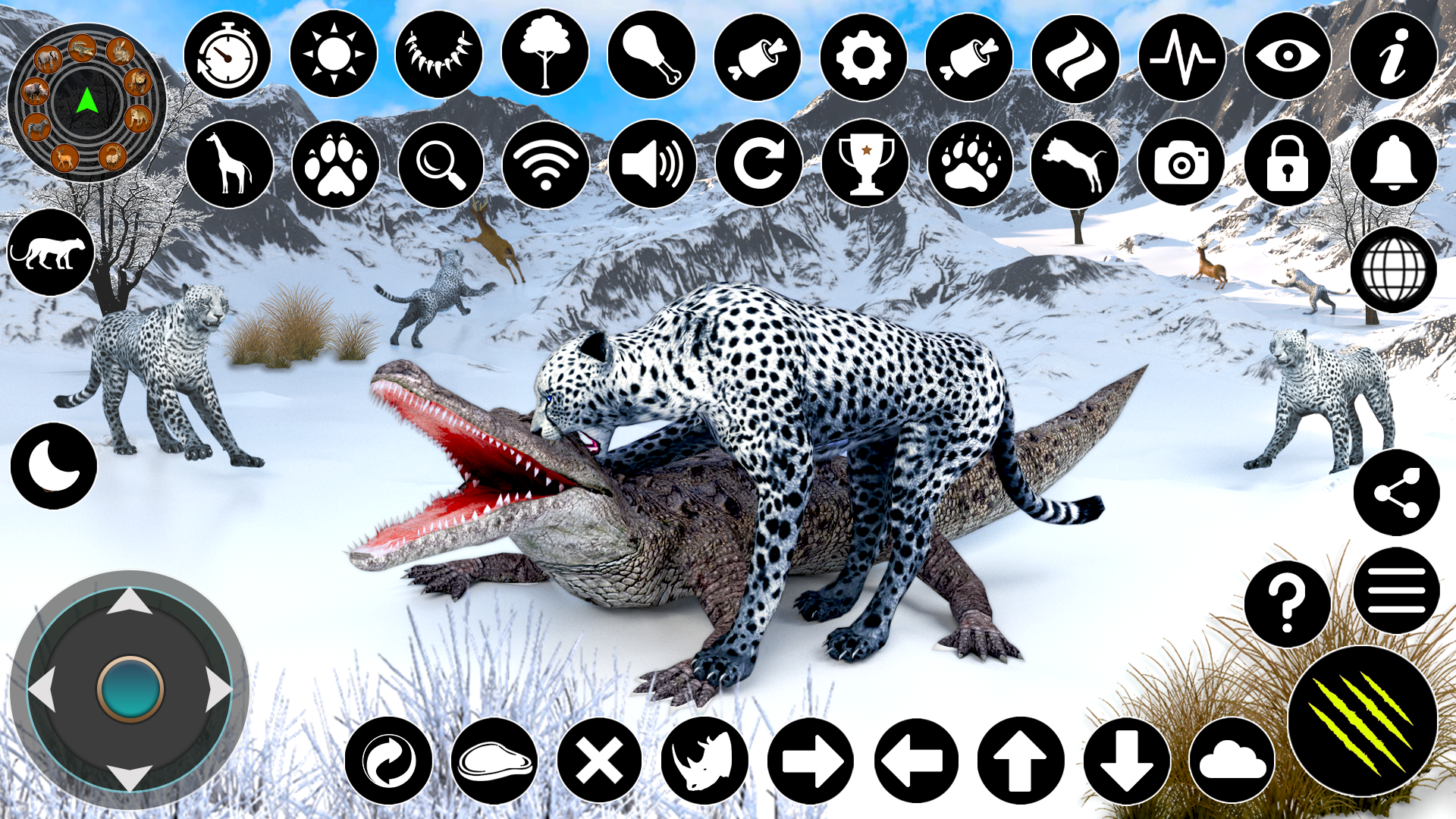 اسکرین شات 4 بازی Wild Snow Leopard Simulator