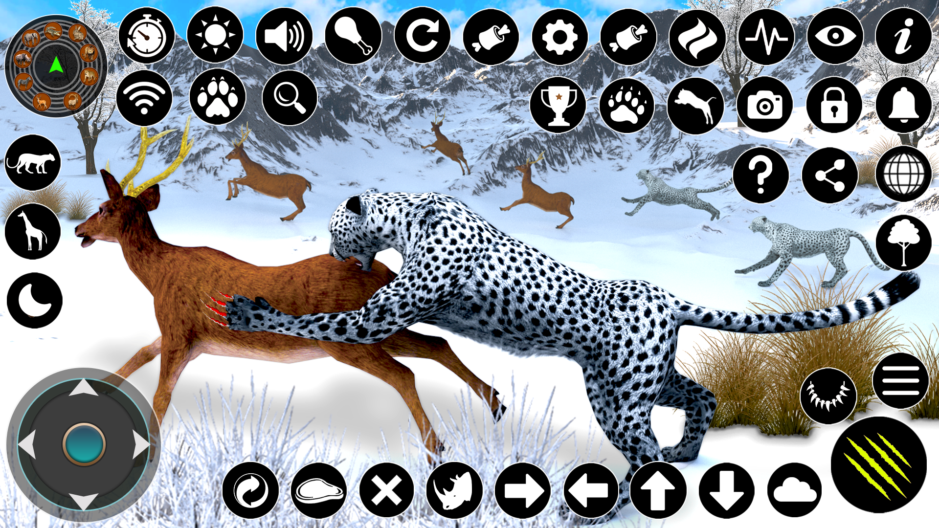 اسکرین شات 2 بازی Wild Snow Leopard Simulator
