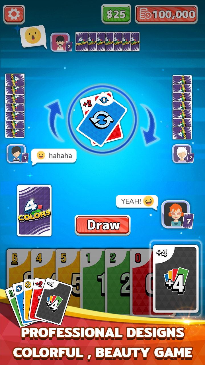 اسکرین شات 2 بازی 4 Colors Card Game