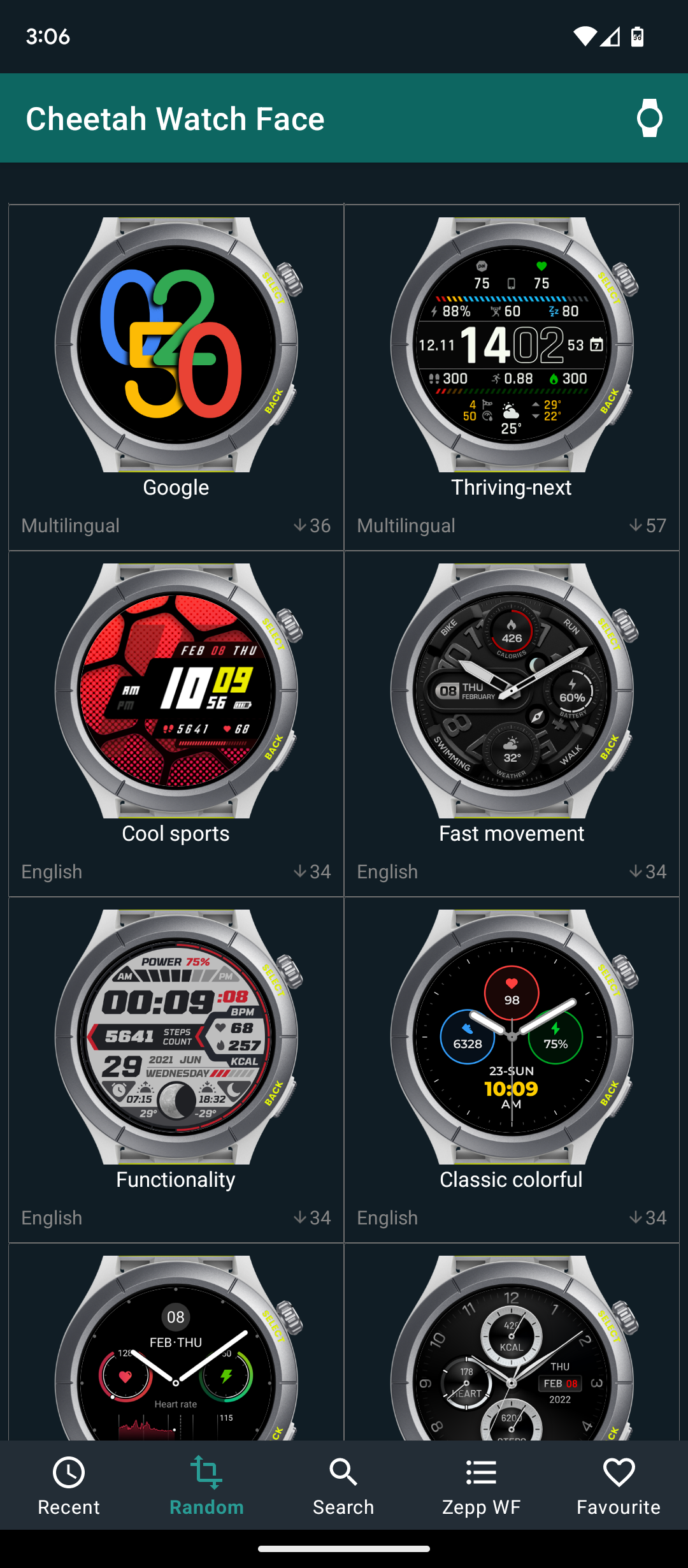 اسکرین شات 7 برنامه Watchfaces for Amaz Watches