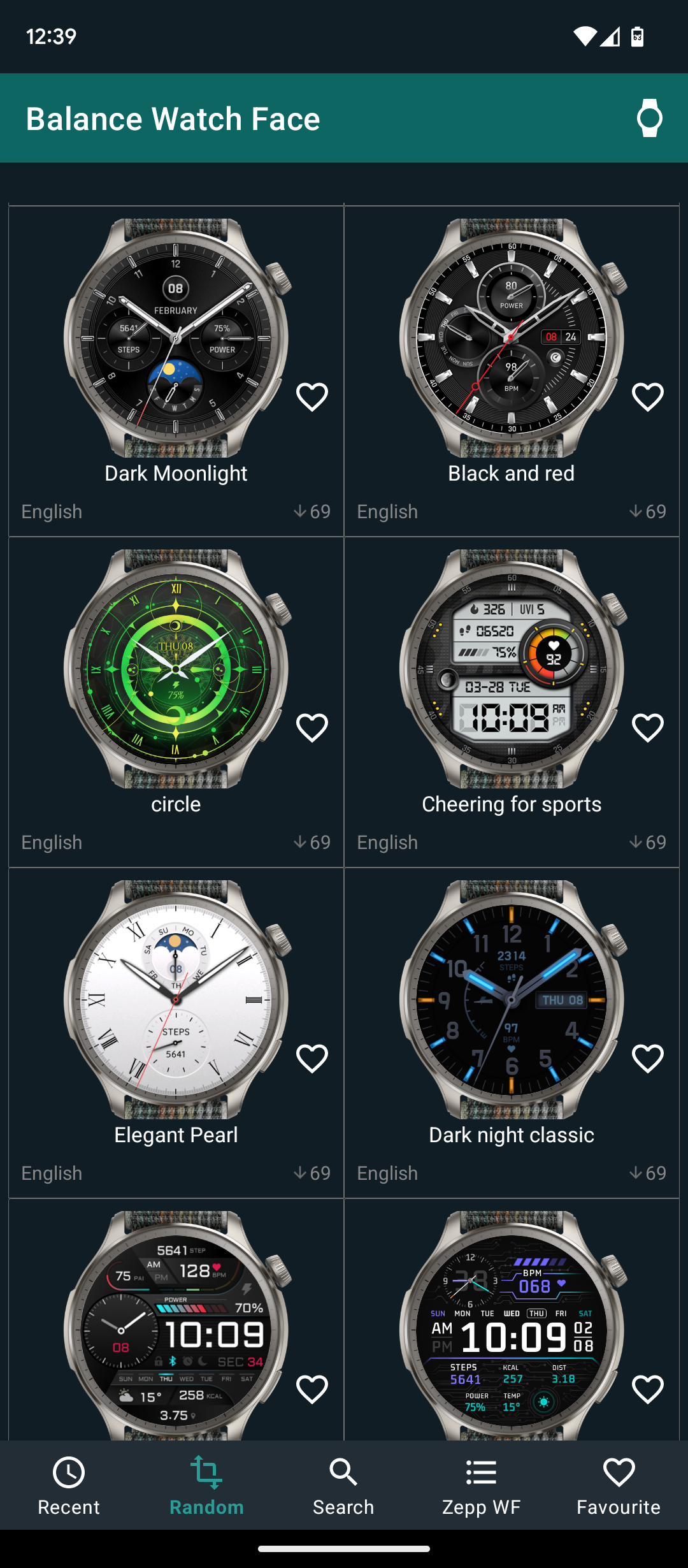 اسکرین شات 3 برنامه Watchfaces for Amaz Watches