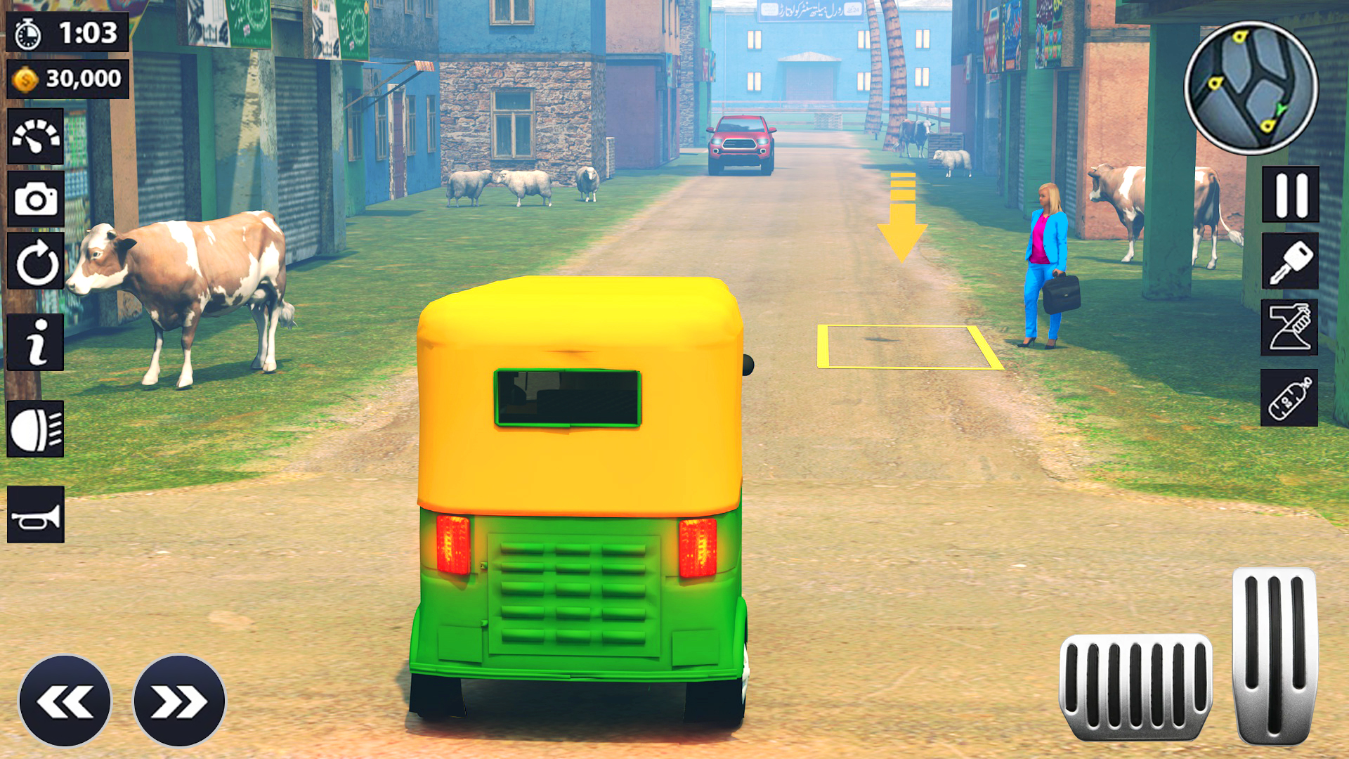 اسکرین شات 1 بازی Rickshaw Game Offline -Tuk Tuk