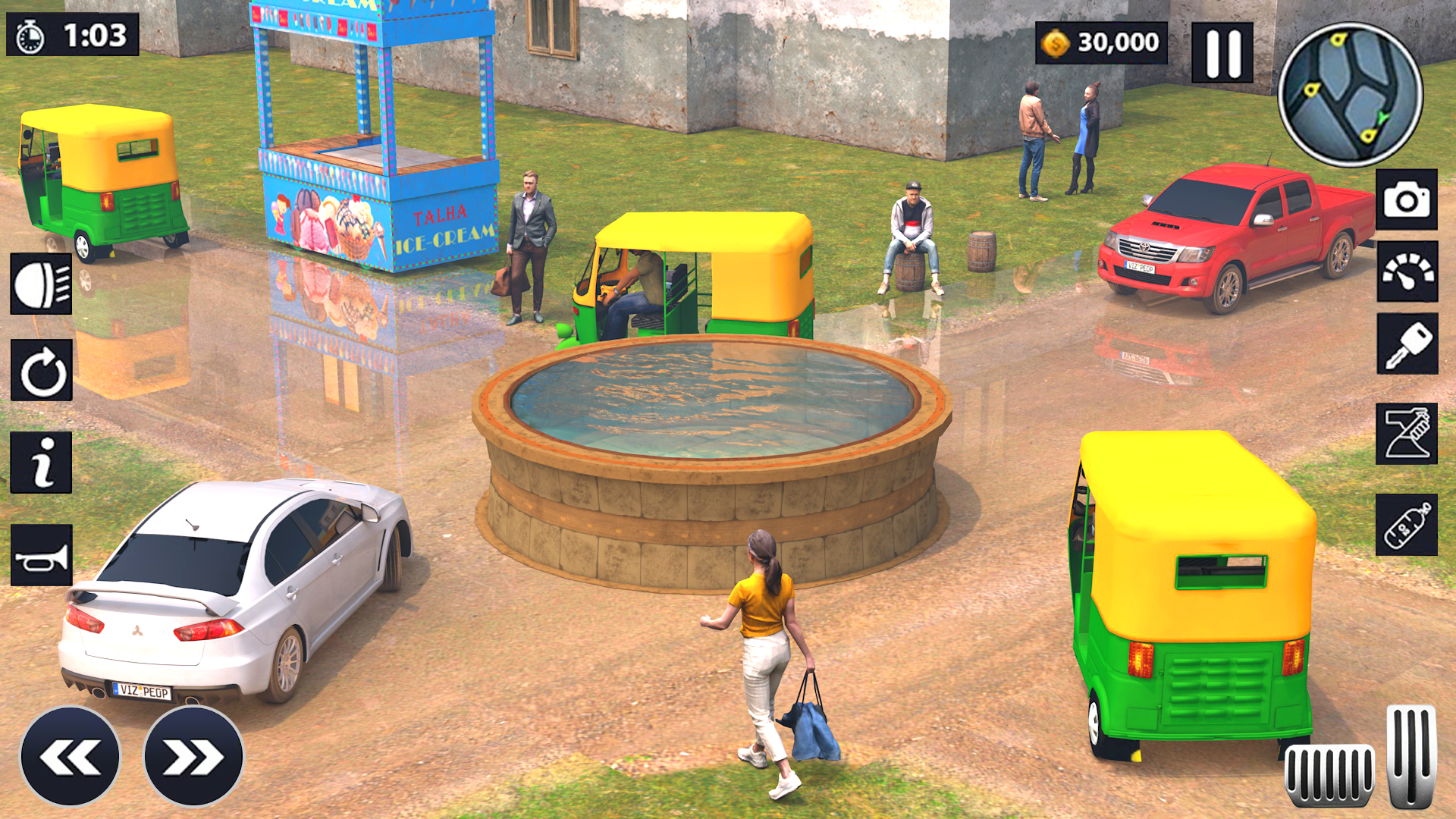 اسکرین شات 3 بازی Rickshaw Game Offline -Tuk Tuk
